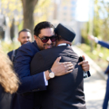 Des personnes arrivent pour la cérémonie d’ouverture du forum interreligieux du G20 2026 au Tabernacle de Salt Lake City, le jeudi 15 octobre 2026.