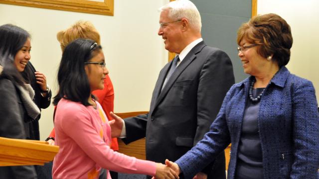 Bishop and sister Davies in Toronto 2014